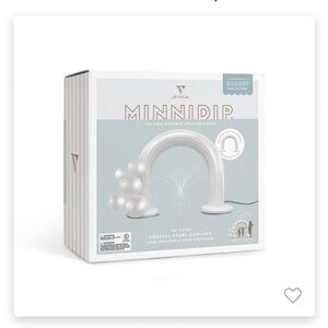 Minnidip Inflatable Pool with Coastal Pearl Garland